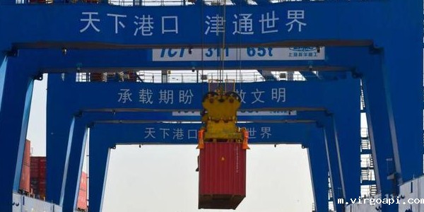 海南到天津外内贸同船运输新航线