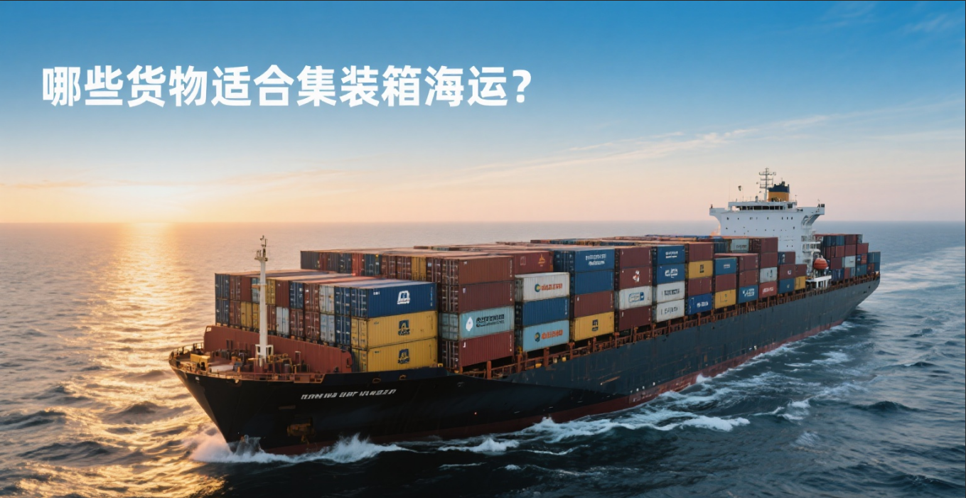 哪些货物适合集装箱海运？